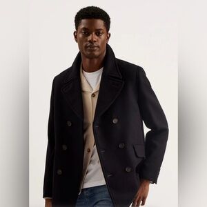 Ted Baker London  Charco Short Wool Peacoat